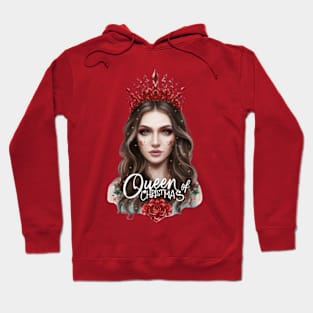 Queen of red Christmas Hoodie